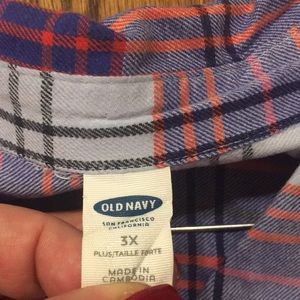 Old Navy Tops - Cotton Flannel Shirt Old Navy Tops - Cotton Flannel Shirt